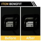 2 x License Plate Lights White for Dodge Ram 1500 2500 3500 (2010-2023)