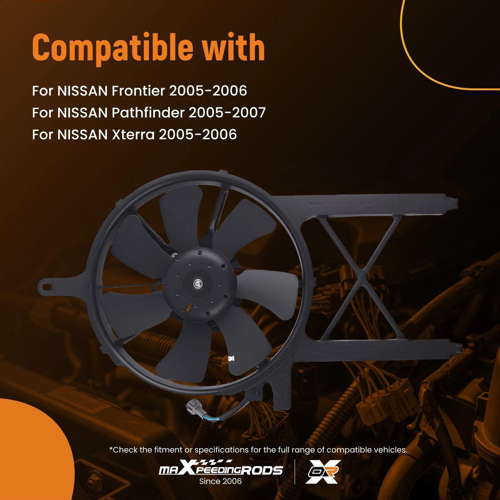 A/C Condenser Cooling Fan Assembly for Nissan Frontier/Pathfinder/Xterra (2005–2019) 9608230