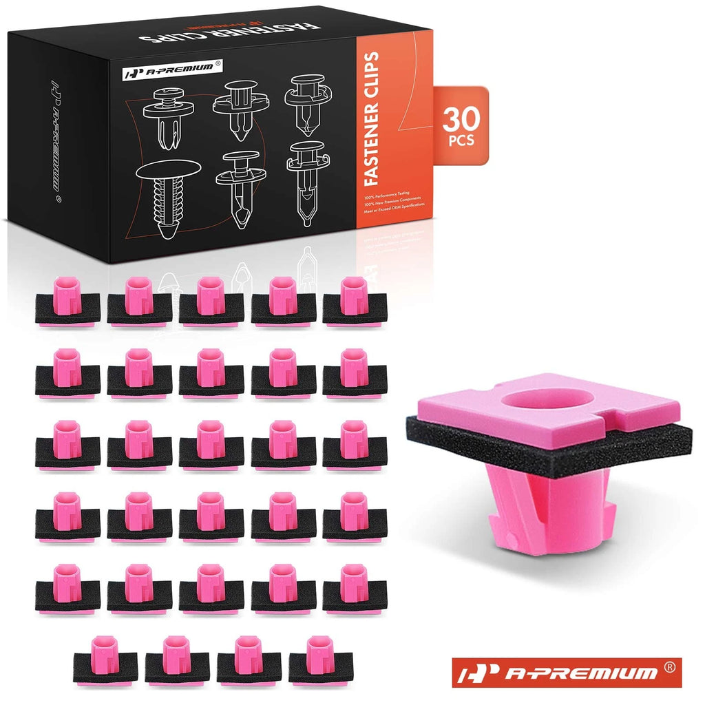 30x Nylon Garnish Moulding Clips with Sealer for Hyundai 