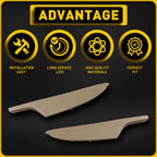 Set of 2 Beige Leather Door Arm Rests for Honda Accord Coupe (2008–2012)