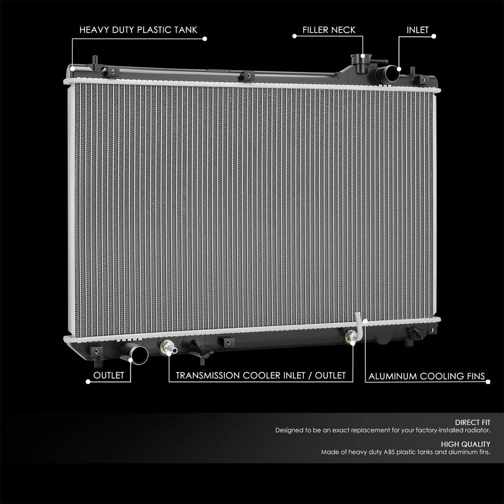OE Style Aluminum Core Radiator DPI 2272 for Lexus RX300 (1999–2003)
