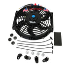 2X Electric Radiator Slim Cooling Fan 10" for Universal Fit (12V)