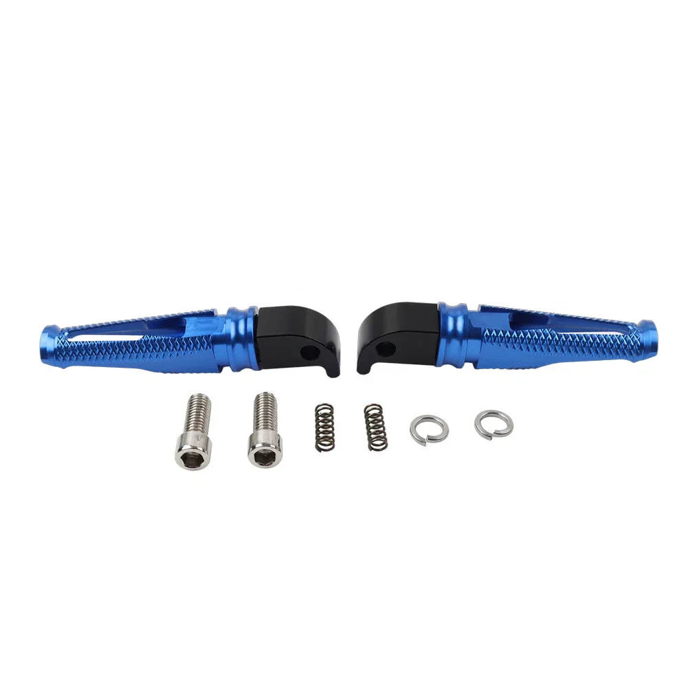 Rear Foot Pegs Passenger Blue for Yamaha R3 R15 R25 MT-03 MT-07 MT-09 XSR700 (2015-2023)