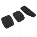 3 x Brake Clutch Accelerator Pedal Rubber Pad Covers for Suzuki Swift (2004-2010)