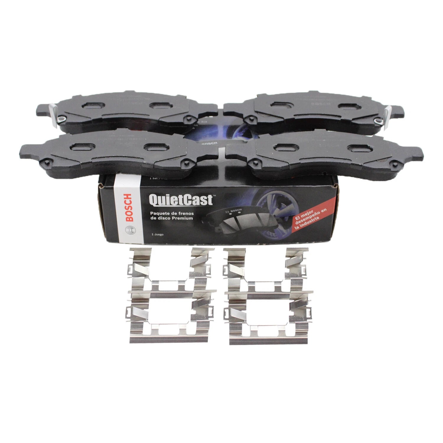 Bosch QuietCast Front Ceramic Brake Pads for Enclave Traverse Acadia (2008–2017)
