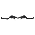Black Extendable Brake Clutch Levers for Kawasaki Ninja 650R ER6F ER6N (2006-2018)