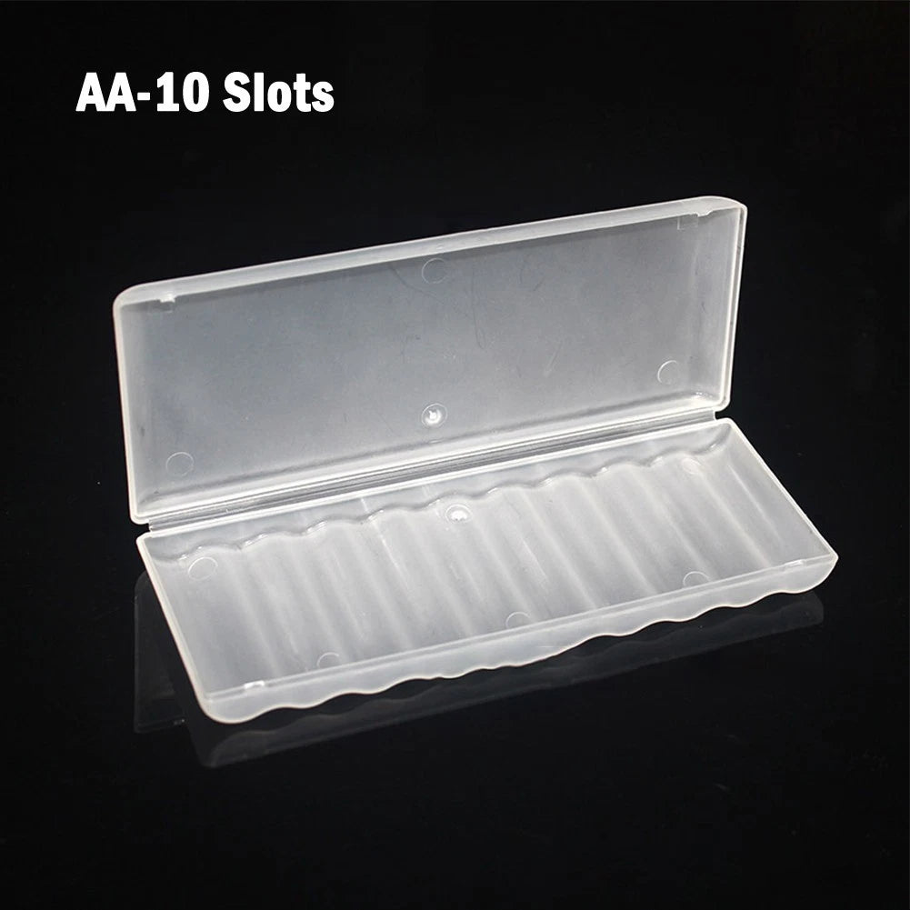 Battery Plastic Case Storage Box for AA AAA Batteries (1pc)