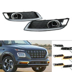 2X Front LED Daytime Running Lights DRL for Hyundai Venue (2020–2023)