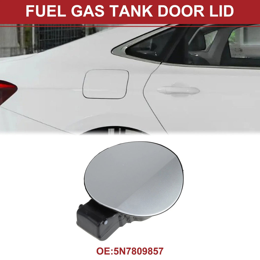 Fuel Tank Door Cap for Volkswagen Tiguan (2010–2019) Silver Tone