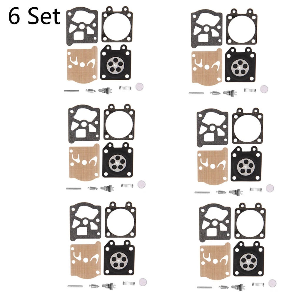 Set of 6 Carburetor Gasket Kit for Chainsaw 38/45/52/58 4500 5200 5800