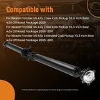Rear Driveshaft Assembly for Nissan Frontier, Suzuki Equator (2005–2017)