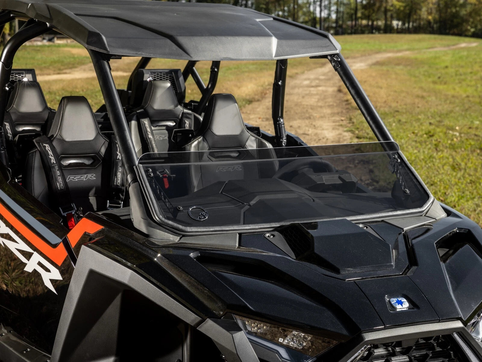 SuperATV Dark Tint Half Windshield for Polaris RZR Pro S (2025–2025)