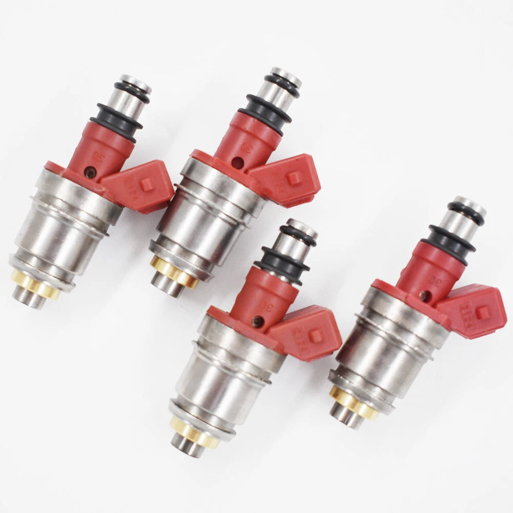 Set of 4 Fuel Injectors for Nissan D21 Pickup (1990–1994) 2.4L