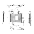 Replacement Automatic Transmission Oil Cooler Assembly for Ford Ranger (2011–2018)
