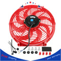 12V 14" Universal Slim Electric Radiator Cooling Fan Kit