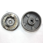 Right Drum Brake Housing Wheel Hub + Shoes for 125cc 150cc Quad ATV
