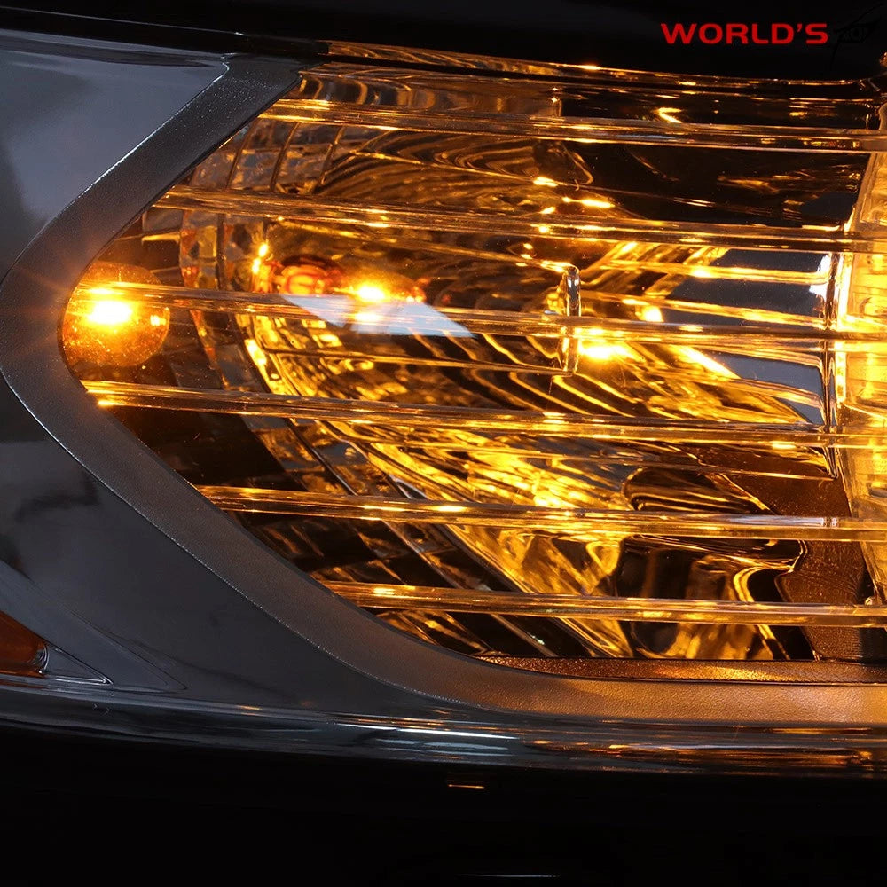 Right Side Headlight Assembly for Ford Fusion (2013–2016) Halogen Amber