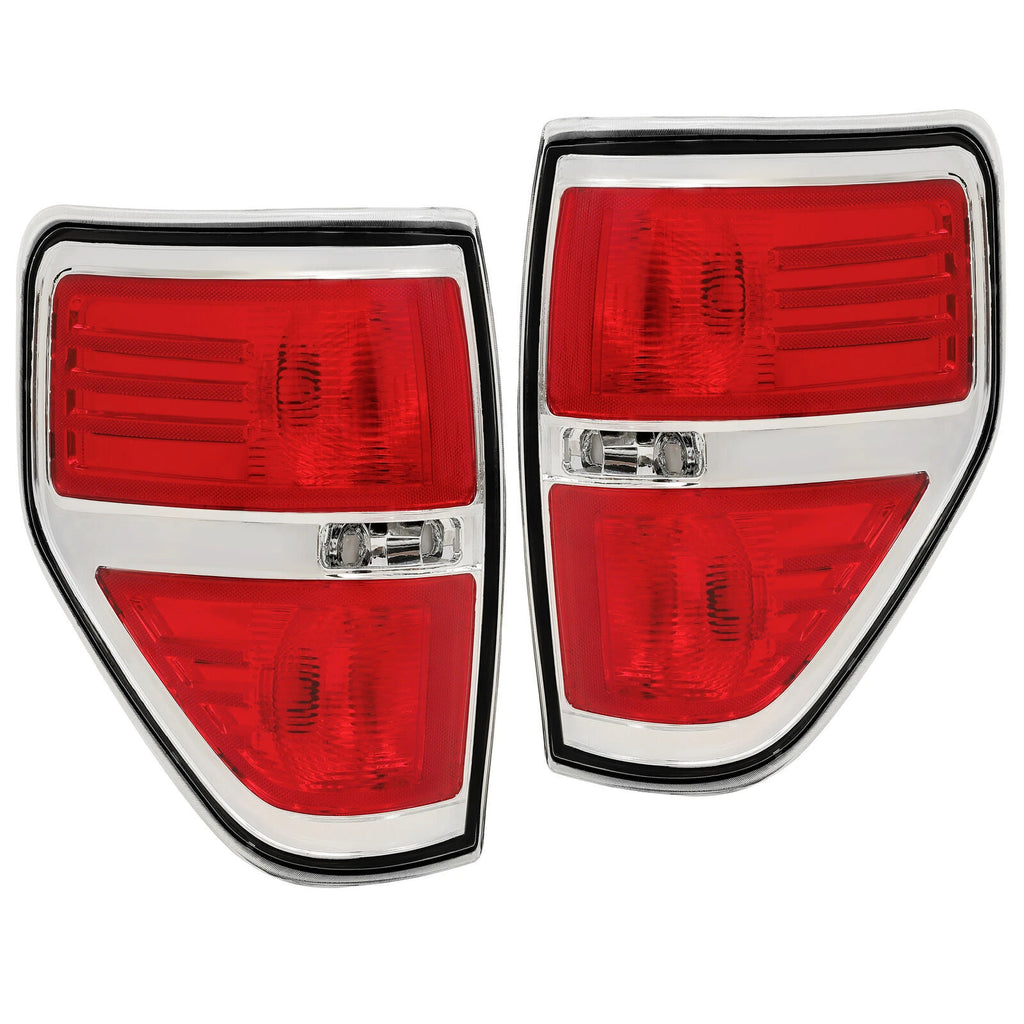 Rear Tail Lights Brake Lamps Assembly Kit for Ford F-150 (2009–2014)
