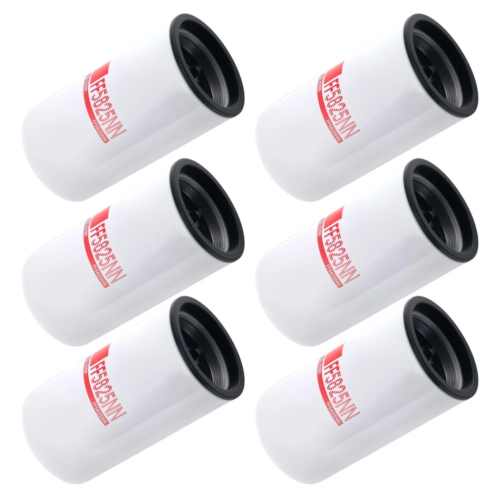 Fuel Filter Pack of 6 for Kenworth Cummins ISX11.9 X15 5365988 DBF6776