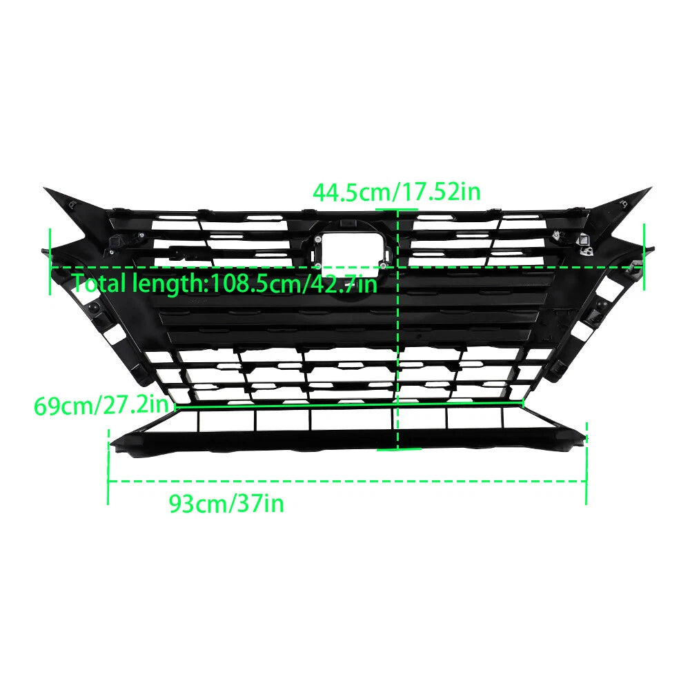 Front Bumper Upper Grille for Nissan Altima (2023–2024)