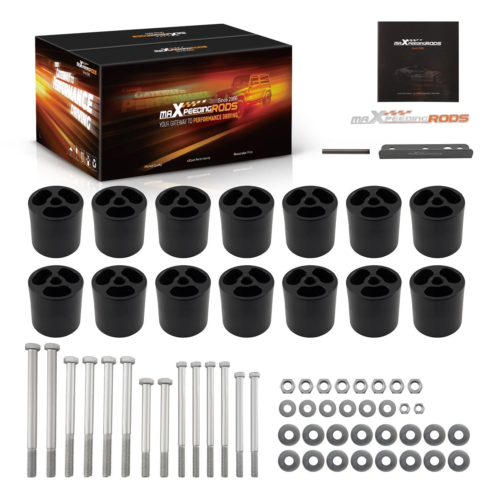 3 Inch Body Lift Kit for Ford F-150 F-250 F-350 (1987–1991) Nylon