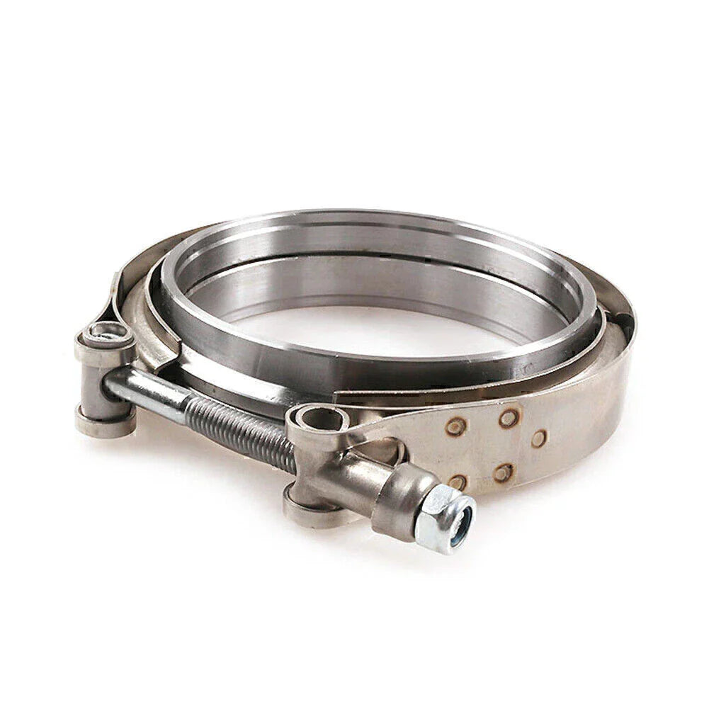 4'' V-Band Flange & Clamp for Turbo Exhaust Downpipes (Mild Steel)