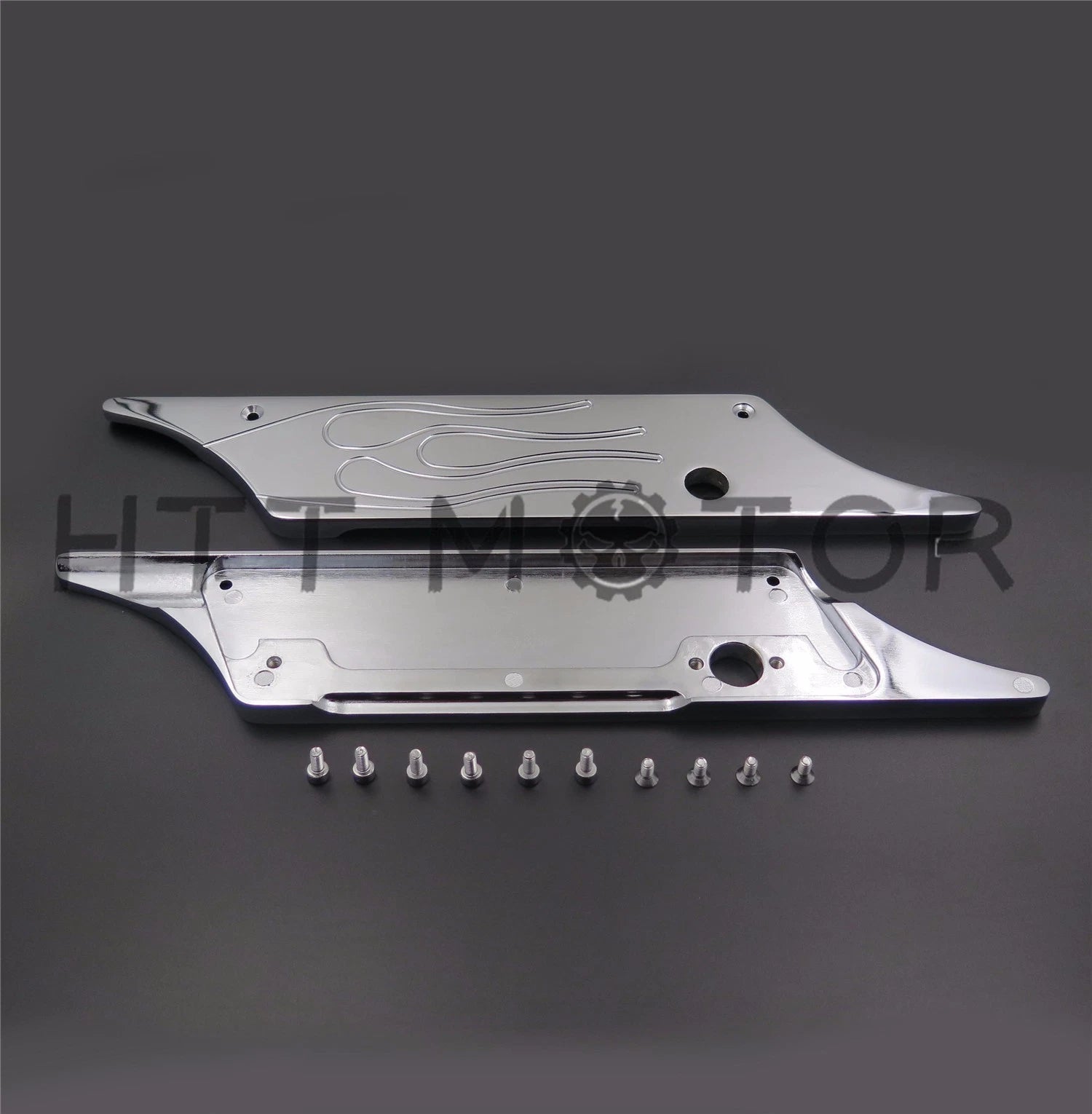 Chrome Billet Saddlebag Latch Cover for Harley Touring (1993–2013)