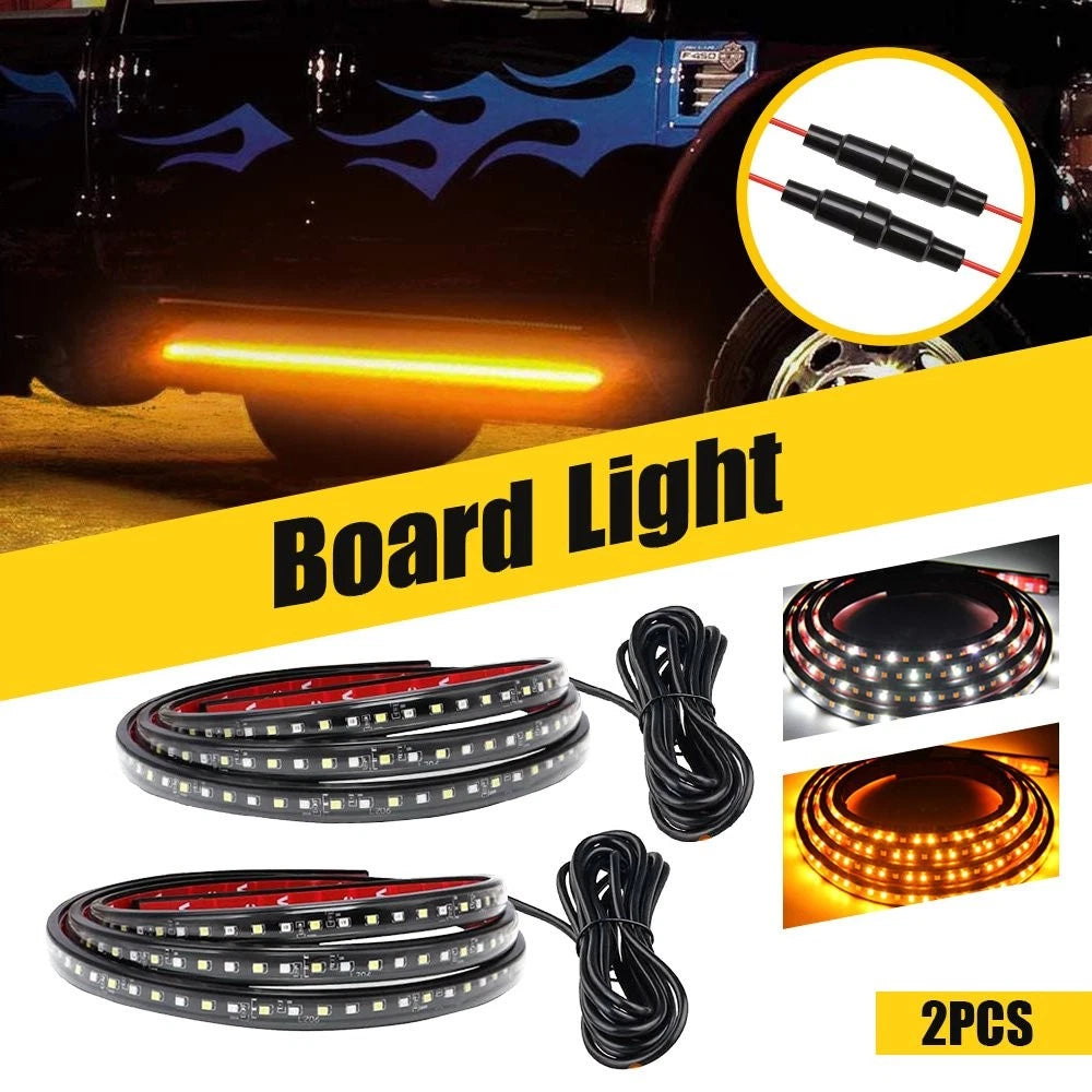 2X 70" LED Running Board Lights for Truck RV Trailer