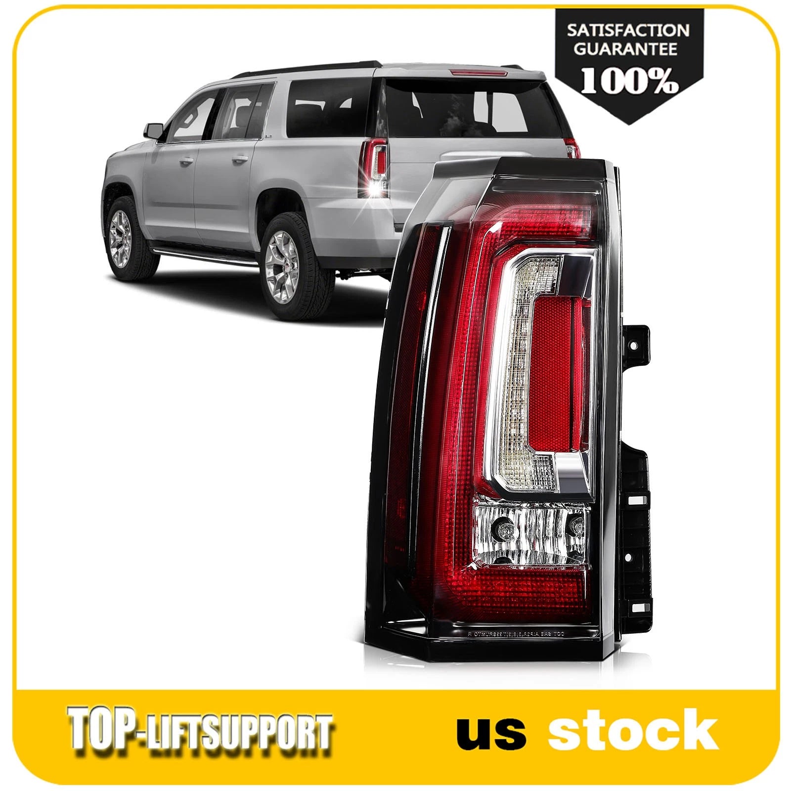 Left Side LED Tail Light Assembly for GMC Yukon (2015–2020)