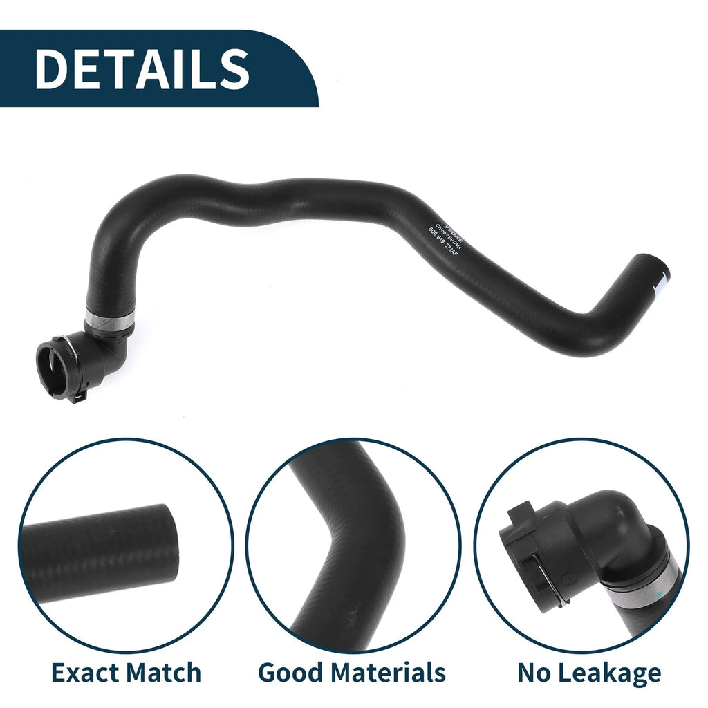 Radiator Hose Warm Air Inlet Pipe for Volkswagen Passat 2.8L (1998–2005) Rubber