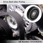 Drive Belt Idler Pulley Serpentine for Acura Integra (1997–2001) 73131AC010