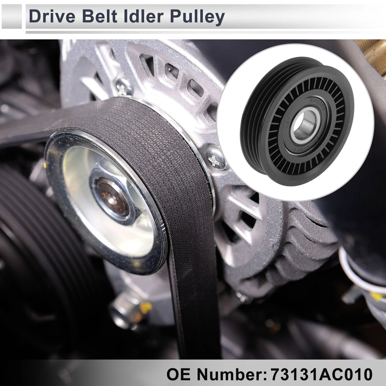 Drive Belt Idler Pulley Serpentine for Acura Integra (1997–2001) 73131AC010