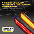 Set of 4 Smoked LED Side Marker Lights for Ford Mustang (2010-2014)