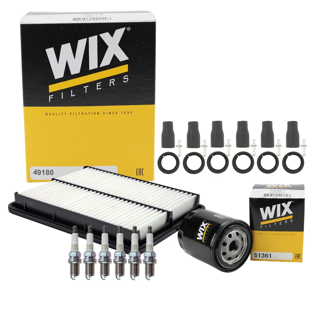 Tune Up Kit with NGK 6 Spark Plugs & Coil Boots for Kia Sorento (2003–2009)
