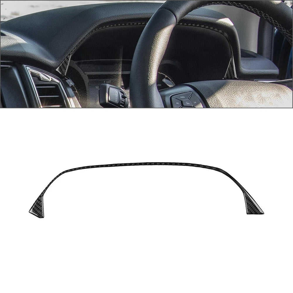 Speedometer Upper Frame Cover Trim Strip for Ford Ranger Sport (2019–2023) Black