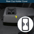 Rear Cup Holder Cover for Toyota Harrier 80 Series (1 Pcs, Carbon Fiber)