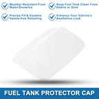 Fuel Tank Door Cap for Audi Q3 (2013–2018) No. 8U0809907 White