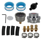 Universal Adjustable Fuel Pressure Regulator Kit for Carburetor Engines (1-5 PSI)