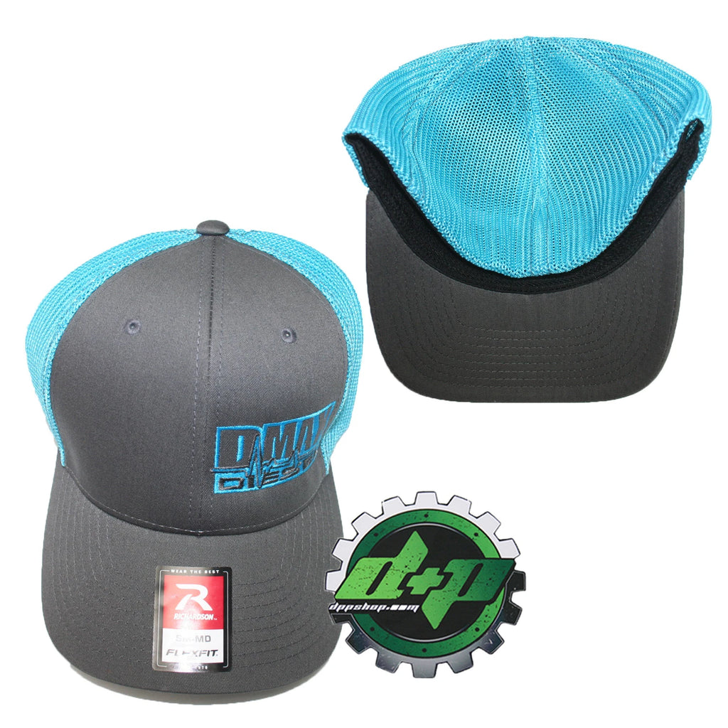 Duramax Diesel Truck Hat for Richardson 110 DMAX (S/M) - Grey Blue Mesh Back