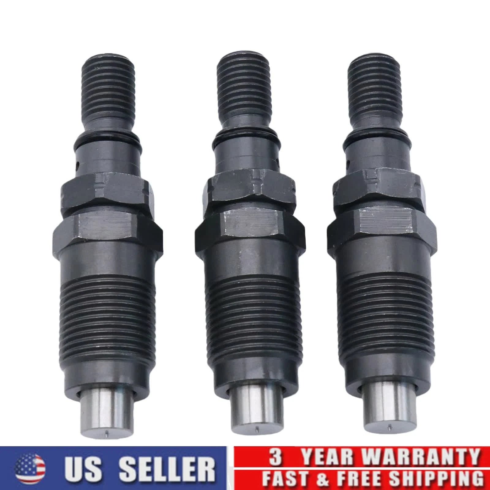 3X Fuel Injector AM100744 for John Deere 3009 3012 3014 4019 330 332 375 3375