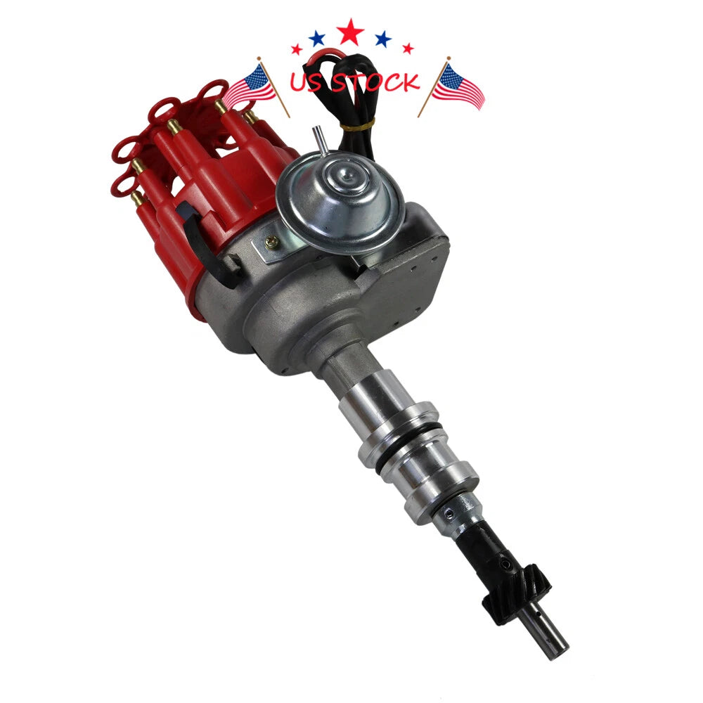 HEI Distributor & Plug Wires Set for Ford Mercury Small Block (289-302)