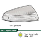 Right Door Mirror Turn Signal Light for Mercedes Benz C250 C300 C350 C63