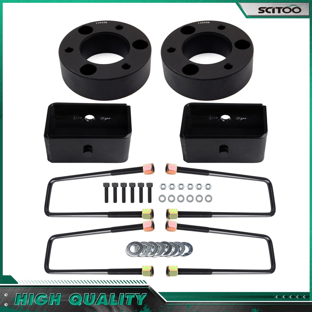 4X 3" Leveling Lift Kit for Nissan Titan (2004–2018) 2WD 4WD Black