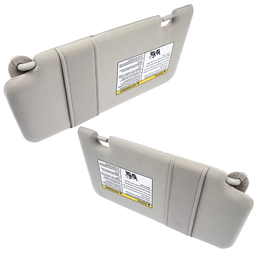 2Pcs Sun Visors w/ Makeup Mirror for Nissan Versa (2007–2012)