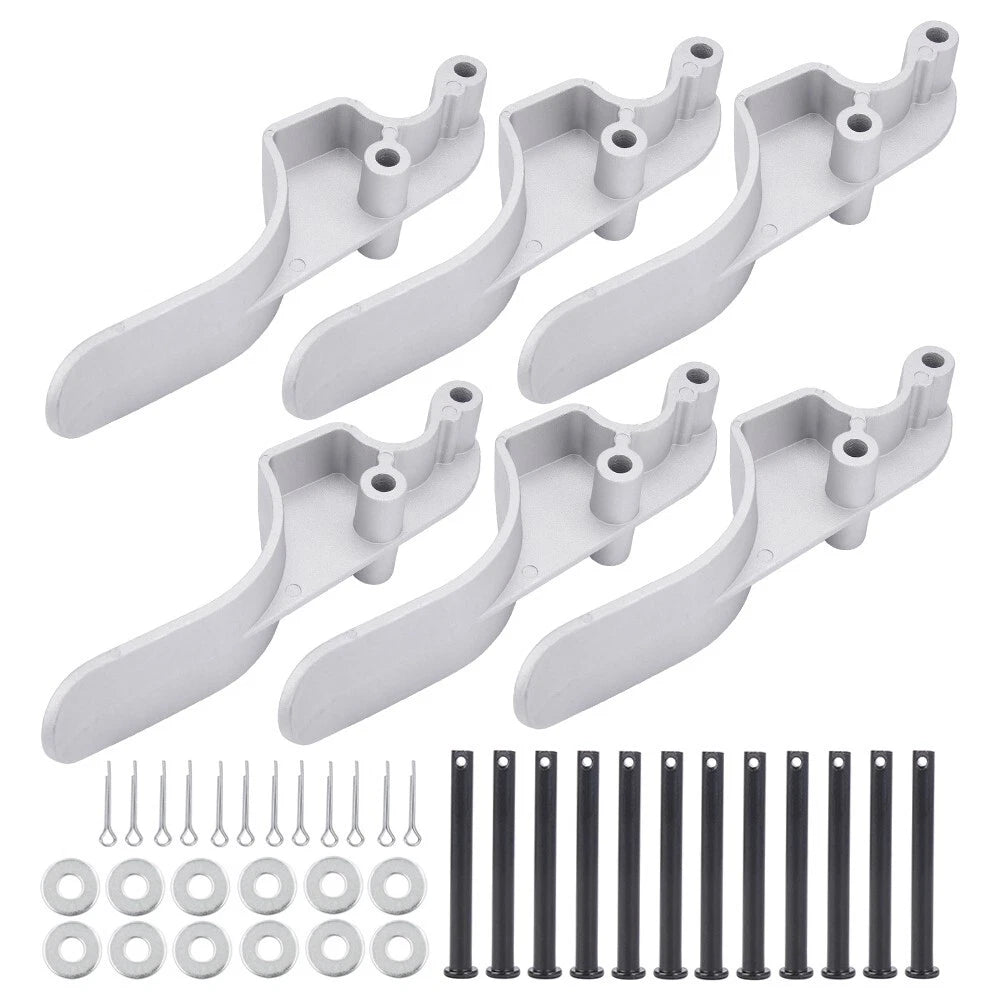 Set of 6 Aluminum Tarp Stops for Shurco 1705775
