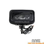 Black Shell LED Custom Headlight w/ Hi/Lo Beam for Harley FLHTC