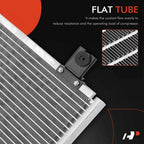A/C Condenser with Bracket for Kia Rio (2001-2002)