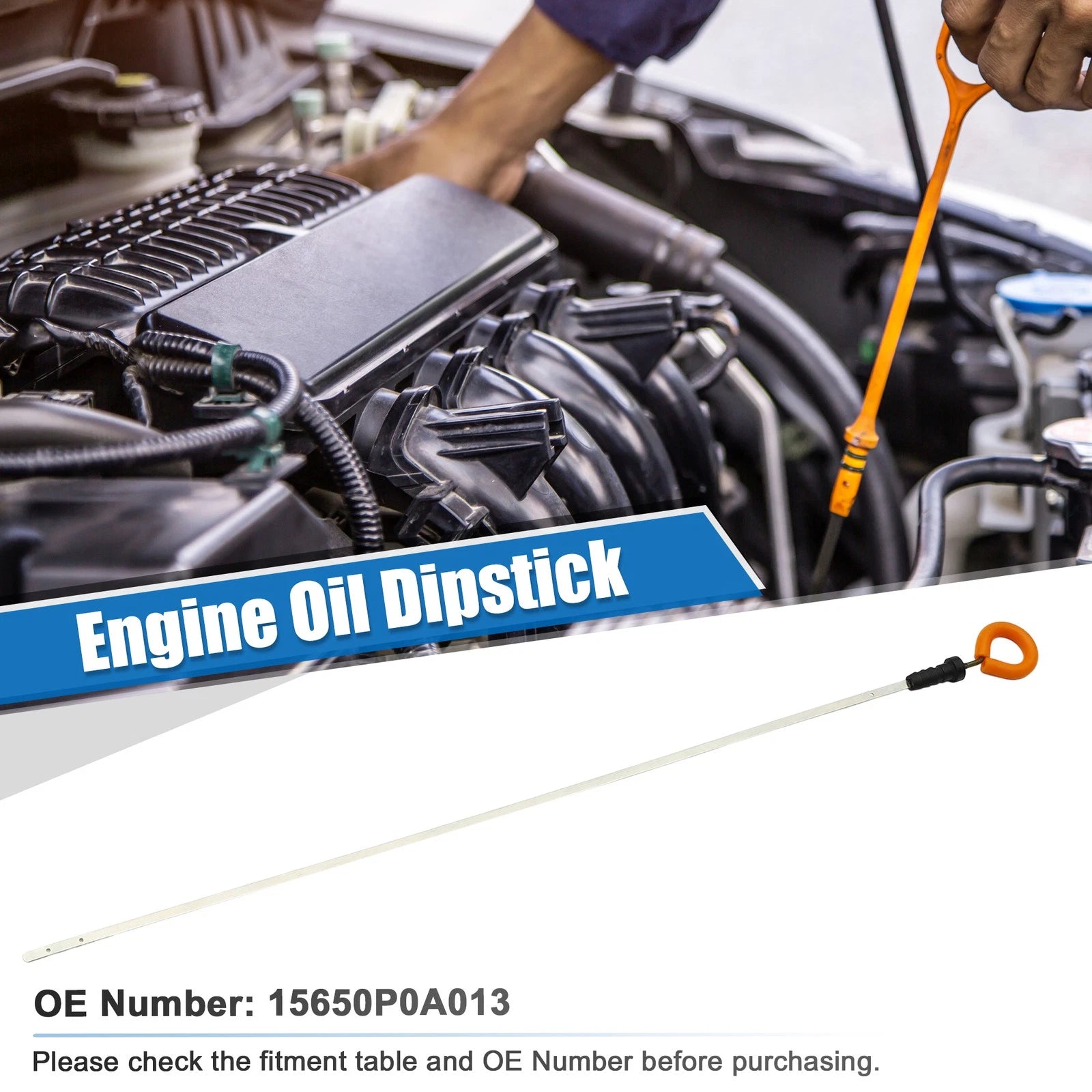 Engine Oil Dipstick 15650P0A013 for Honda Accord (1998–2002)