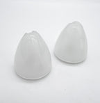 Parking Light Lenses Milky Glass Pair for 1937–1939 Chevy Passenger Car