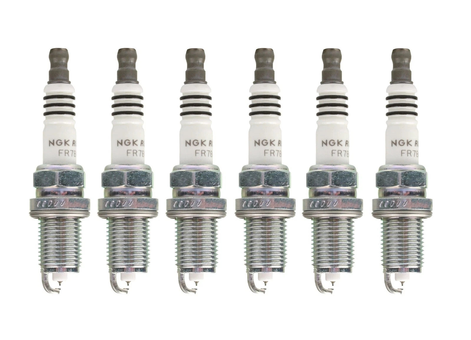 Set of 6 NGK Ruthenium HX Spark Plugs for Audi A4 A6 Quattro (2005–2012)